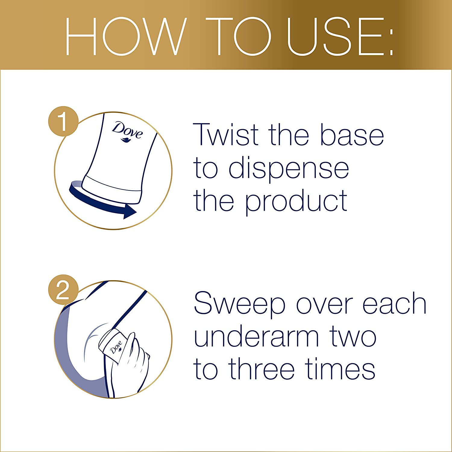 Dove Even Tone Antiperspirant Deodorant for Uneven Skin Tone Restoring Powder Sweat Block for All-Day Fresh Feeling 2.6 oz 3 Count - Image 3